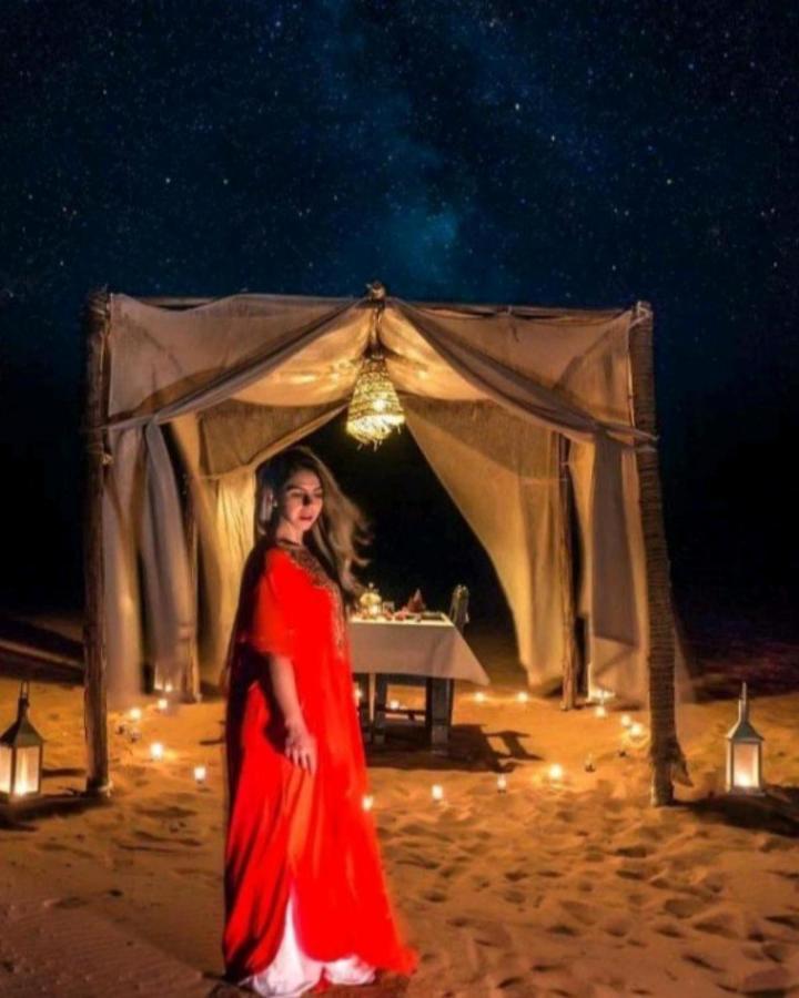 Authentic Desert Luxury Camp เมอร์ซูกา ภายนอก รูปภาพ