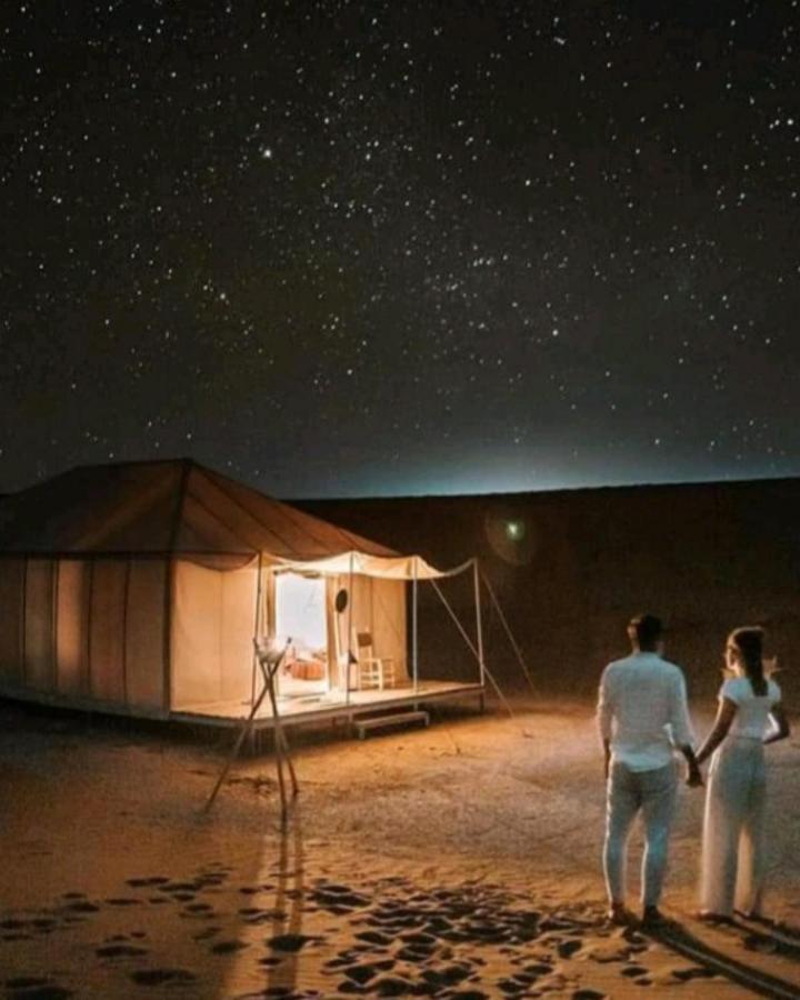 Authentic Desert Luxury Camp เมอร์ซูกา ภายนอก รูปภาพ