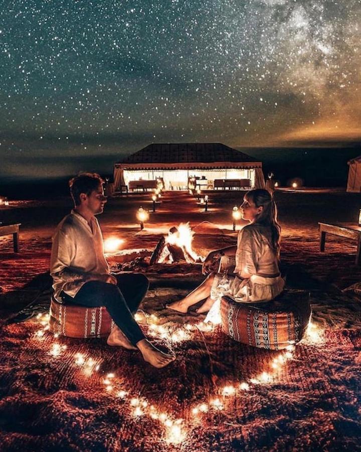 Authentic Desert Luxury Camp เมอร์ซูกา ภายนอก รูปภาพ
