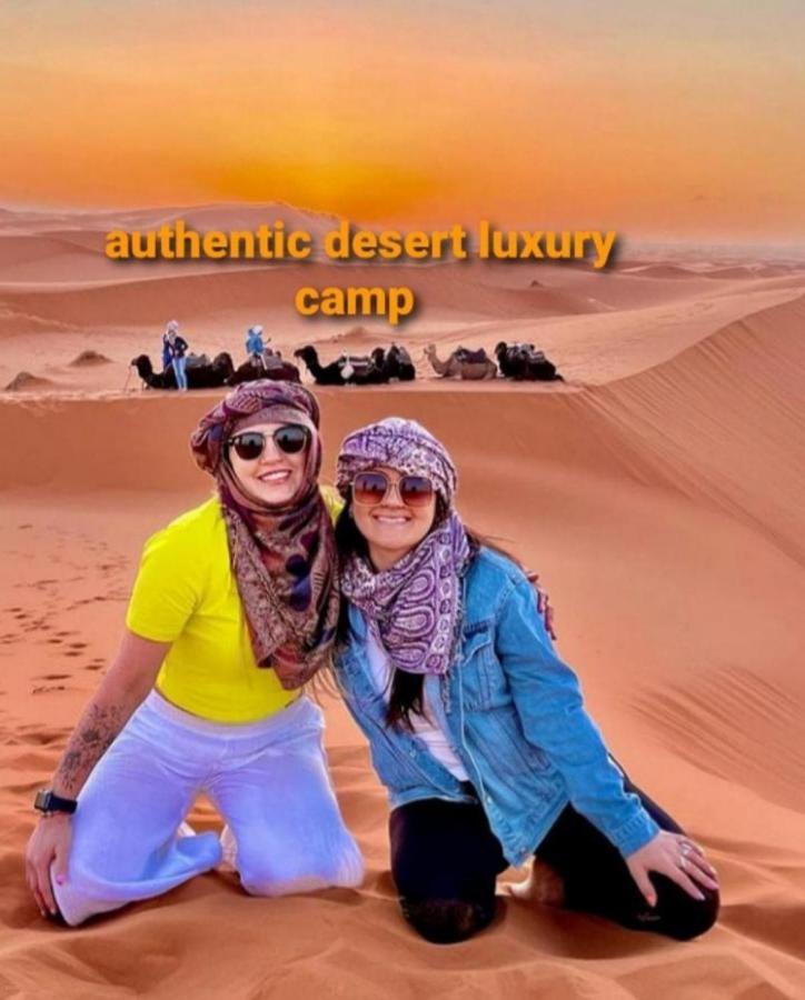 Authentic Desert Luxury Camp เมอร์ซูกา ภายนอก รูปภาพ
