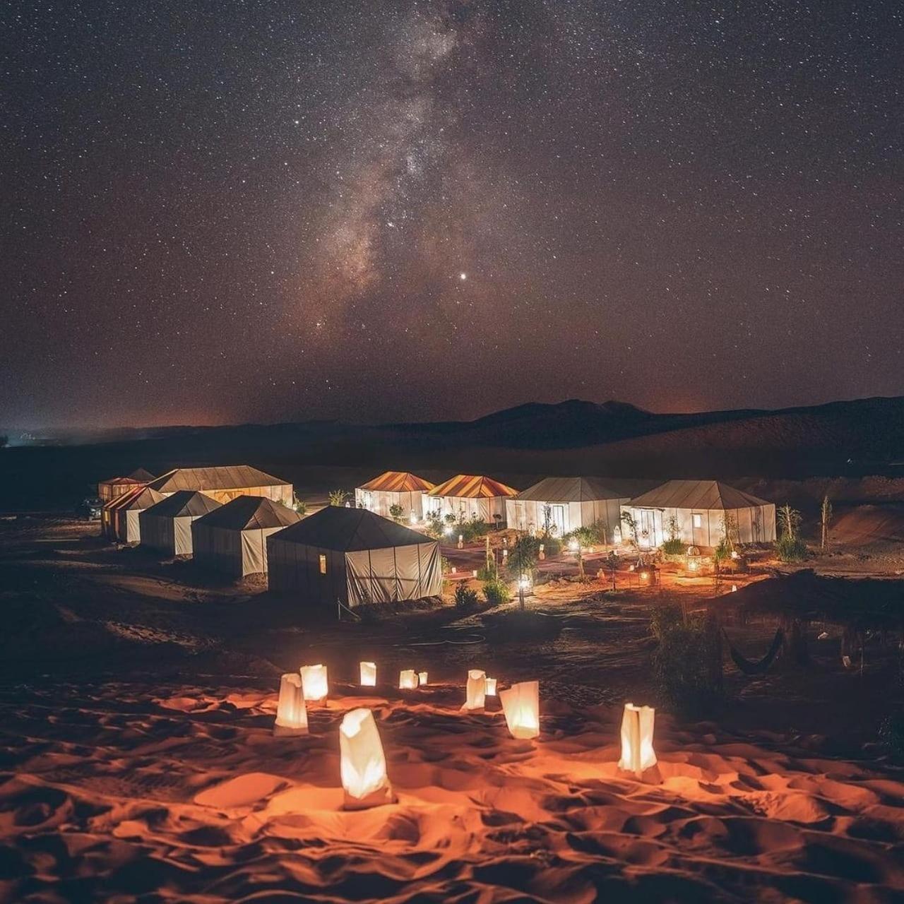 Authentic Desert Luxury Camp เมอร์ซูกา ภายนอก รูปภาพ