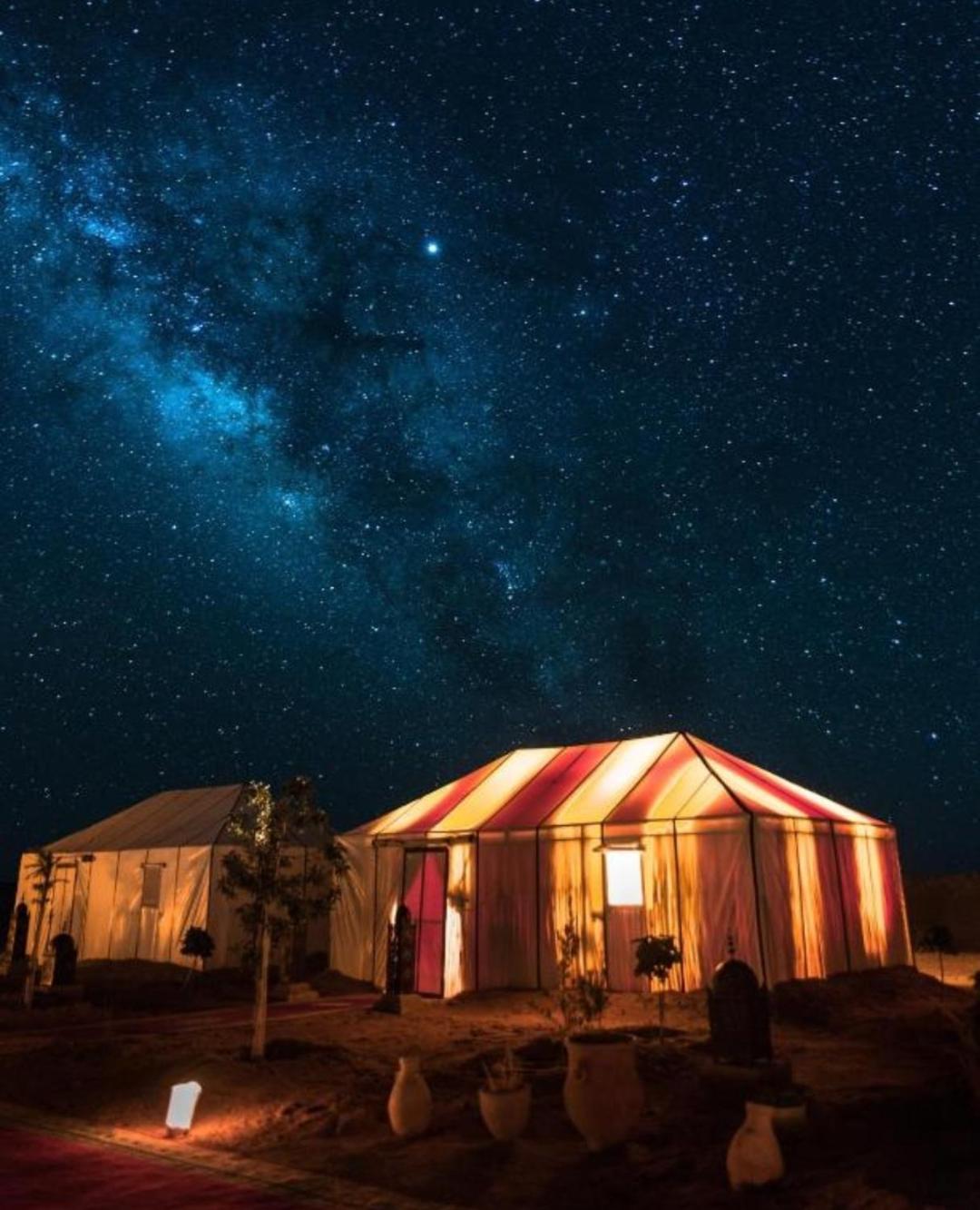 Authentic Desert Luxury Camp เมอร์ซูกา ภายนอก รูปภาพ