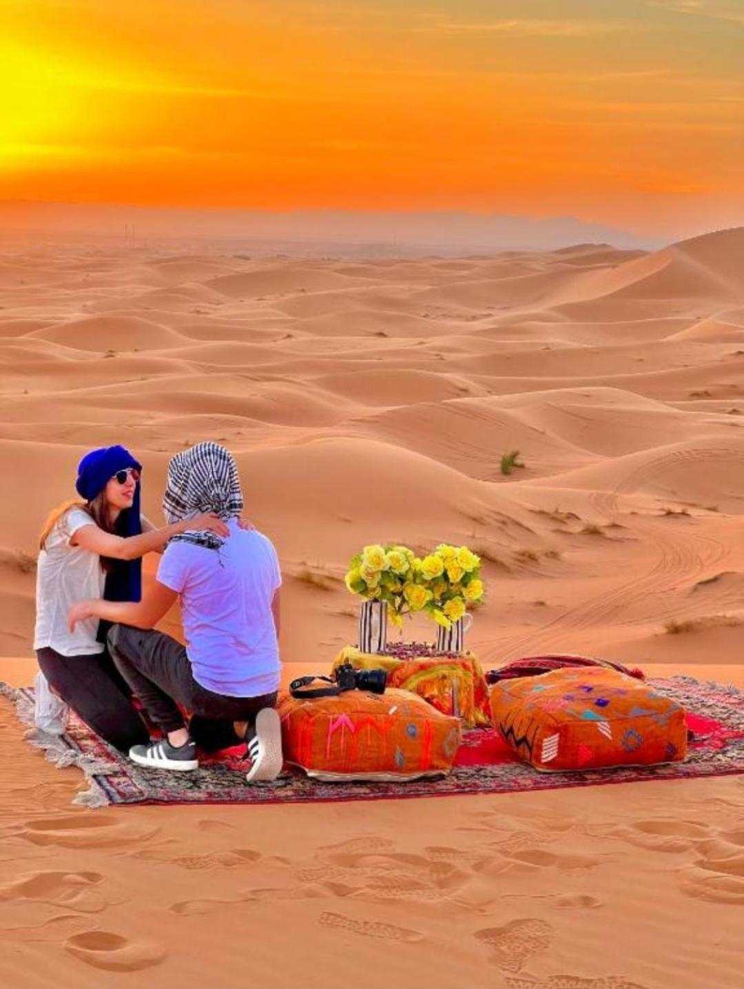Authentic Desert Luxury Camp เมอร์ซูกา ภายนอก รูปภาพ